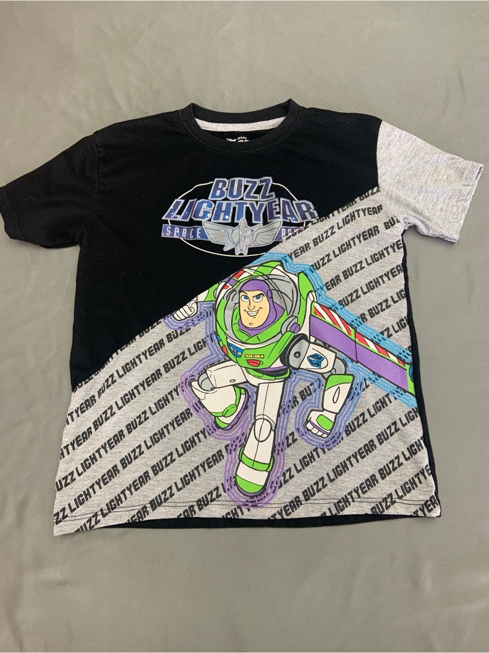 Disney Buzz Lightyear Short Sleeve Tee - Black, Gray, Green